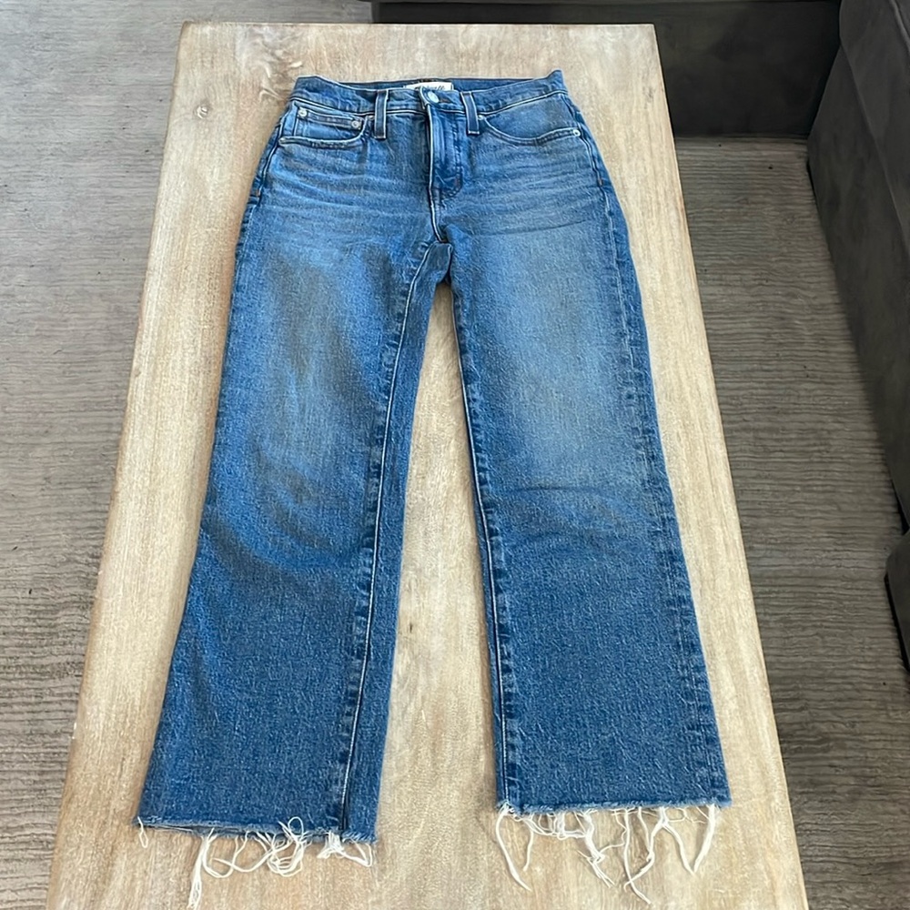 Madewell Cali Demi-Boot Jeans in Enmore Wash: Raw-Hem Edition